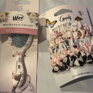 Mackenzie Childs x Wet Brush x Goody (keychain brush and scrunchies)
